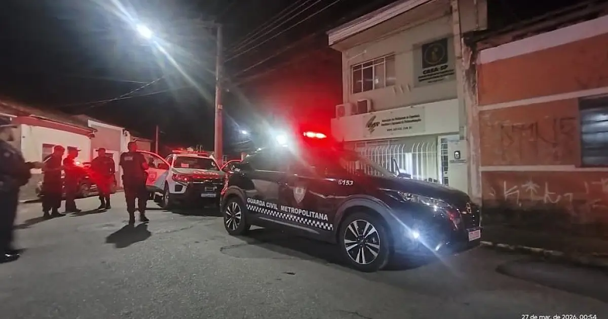 Homens são presos suspeitos de furtar fios de cobre durante a madrugada no Centro de Pinda