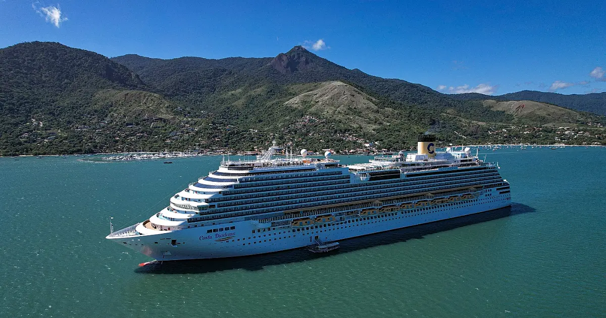 Ilhabela recebe mais de 12 mil passageiros e tripulantes em navios cruzeiros até esta sexta-feira (9)