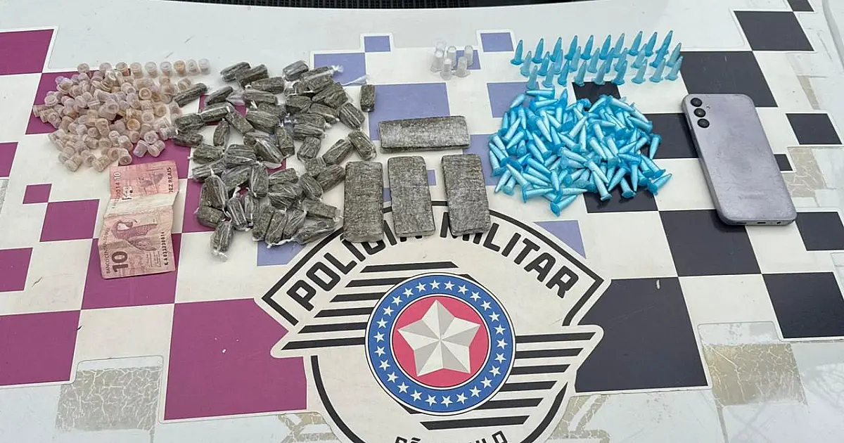 Polícia prende suspeito com grande quantidade de drogas em São Sebastião