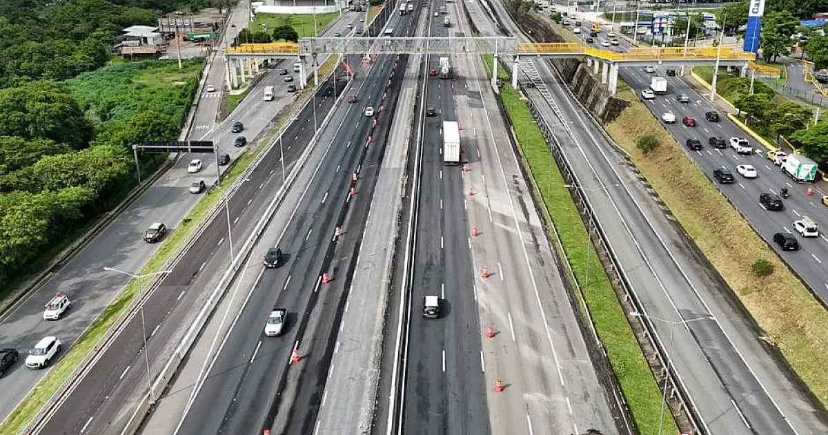 Concessionária libera novo trecho da marginal da Dutra na zona sul de São José
