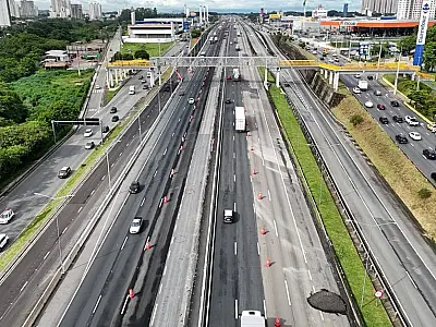 Concessionária libera novo trecho da marginal da Dutra na zona sul de São José