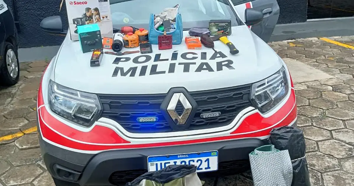 Homem é preso suspeito de furtar objetos avaliados em R$ 8 mil reais em Caraguá
