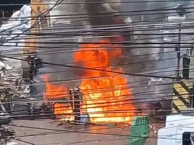 Empresa de reciclagem registra explosão de tanque e deixa trabalhador ferido na zona sul de São José
