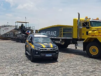 VÍDEO: Comboio de mais de 600 toneladas retoma deslocamento e deve passar por Guaratinguetá e Cachoeira Paulista nesta quinta-feira (04)