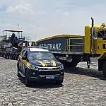 VÍDEO: Comboio de mais de 600 toneladas retoma deslocamento e deve passar por Guaratinguetá e Cachoeira Paulista nesta quinta-feira (04)