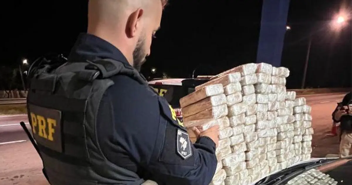 Carga milionária de drogas é interceptada pela PRF em Caçapava