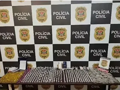 Operação da Polícia Civil apreende quase 900 porções de drogas e prende duas mulheres em Taubaté