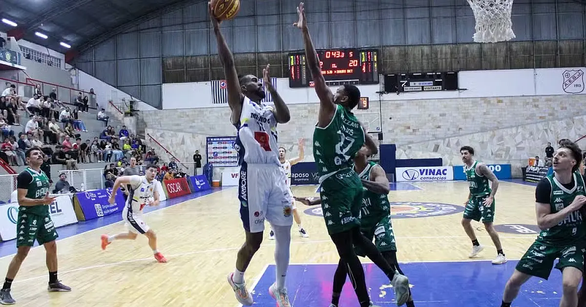 São José sofre derrota para Bauru diante da torcida e cai para o 9º lugar no NBB