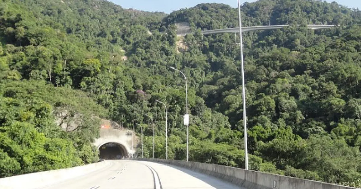 Interdições noturnas fecham túneis da Serra Nova na Tamoios
