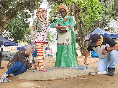 Prefeitura de Taubaté finaliza restauro de esculturas no Sítio do Picapau Amarelo