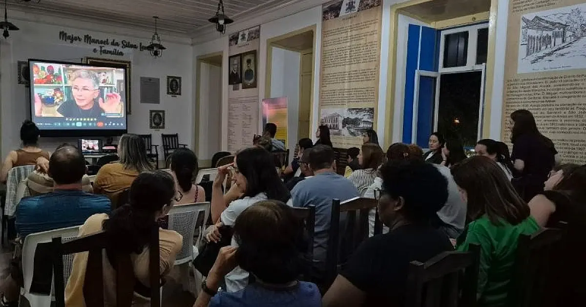 Professores de Areias participam de encontro virtual com bisneta de Monteiro Lobato