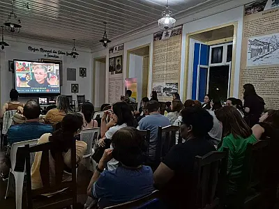 Professores de Areias participam de encontro virtual com bisneta de Monteiro Lobato