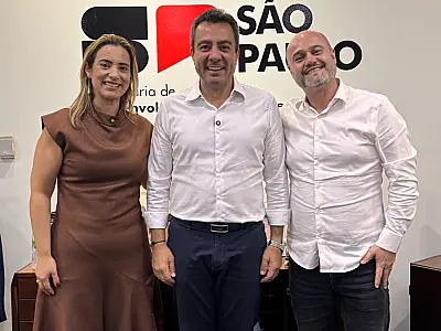 Vice-prefeita e empresário de Caçapava cumprem agenda na Alesp e confirmam R$ 600 mil para reforma da Praça da Vila