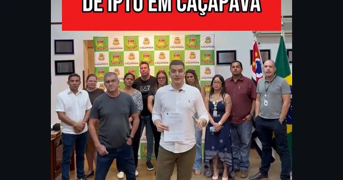 Prefeito de Caçapava suspende cobrança do IPTU 2026 após questionamentos da população