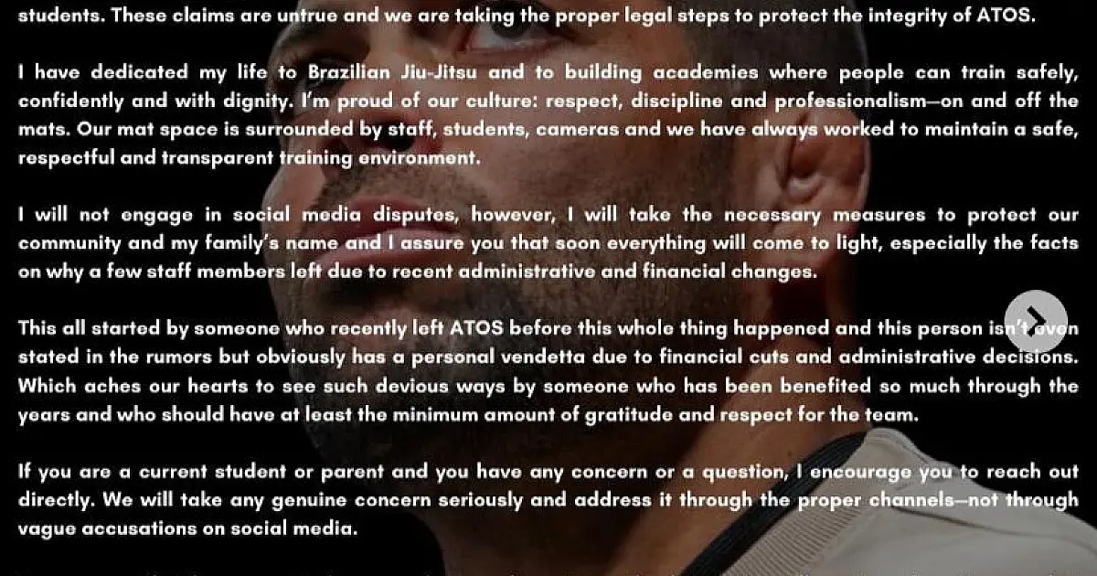 Multicampeão do jiu-jitsu de São Sebastião é investigado após denúncia de abuso sexual nos EUA