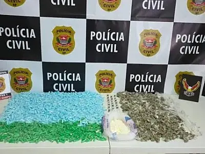 Tráfico na zona leste: Polícia Civil apreende 1.350 pinos de cocaína no Jardim Santa Inês I em São José