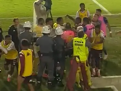 Briga, socos e expulsões: veja como terminou São José x Juventus