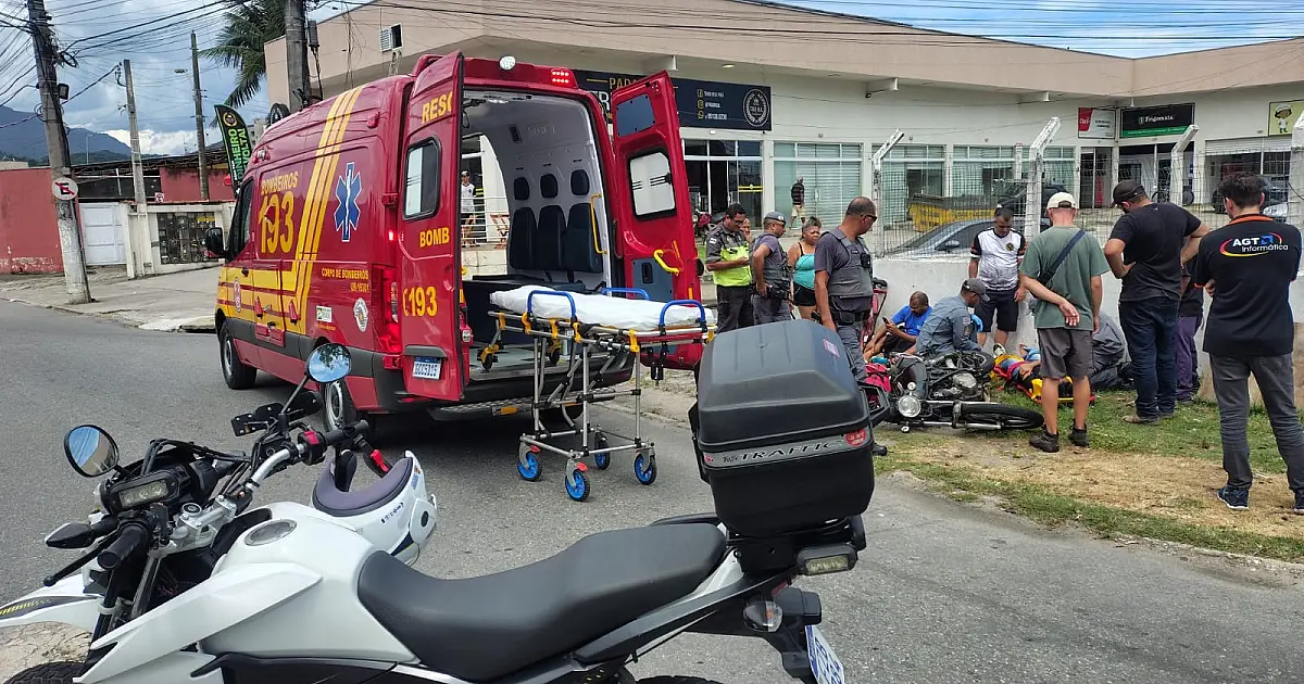 Adolescente fica ferida após ser atingida por motocicleta em Caraguá
