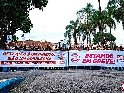 Protesto marca segundo dia de greve dos Servidores da FUSAM em Caçapava