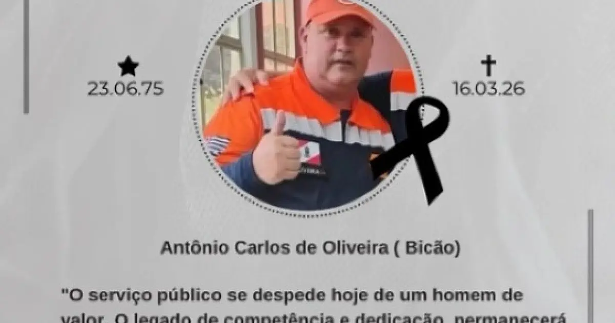 Acidente com guincho mata servidor da Defesa Civil em São Luiz do Paraitinga