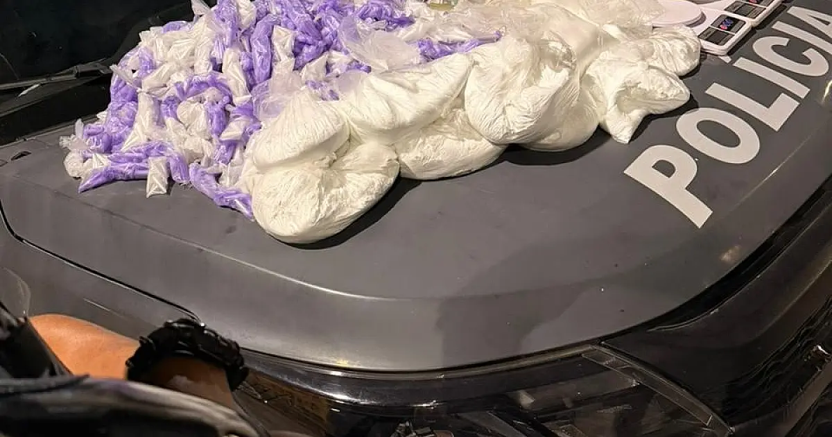 Operação do BAEP apreende cocaína, maconha, crack e arma de fogo em Roseira