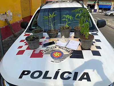 Polícia prende casal por tráfico após denúncia em Caçapava