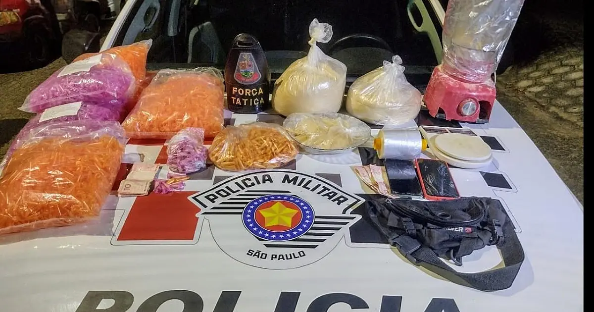Força Tática prende quatro por tráfico de drogas em Lorena