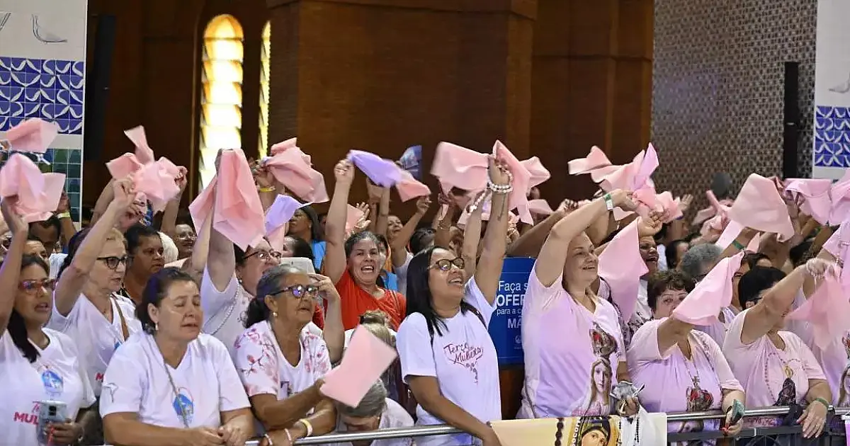 Evento que reuniu 30 mil mulheres em 2025 retorna ao Santuário de Aparecida neste fim de semana