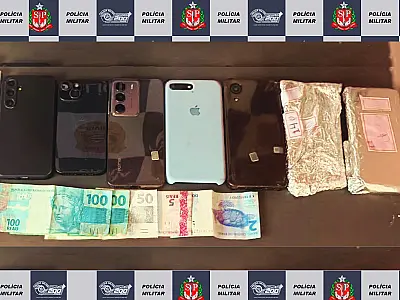 Prisão em flagrante: homem é detido com aparelhos furtados e dinheiro em Queluz