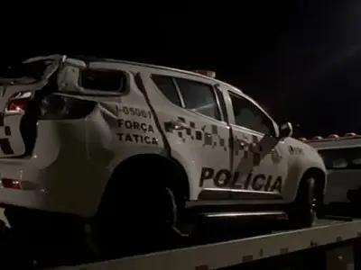 Acidente com viatura durante perseguição deixa policial morto em Taubaté