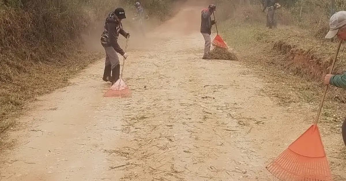 Prefeitura de Taubaté realiza serviços de roçada em estradas da zona rural