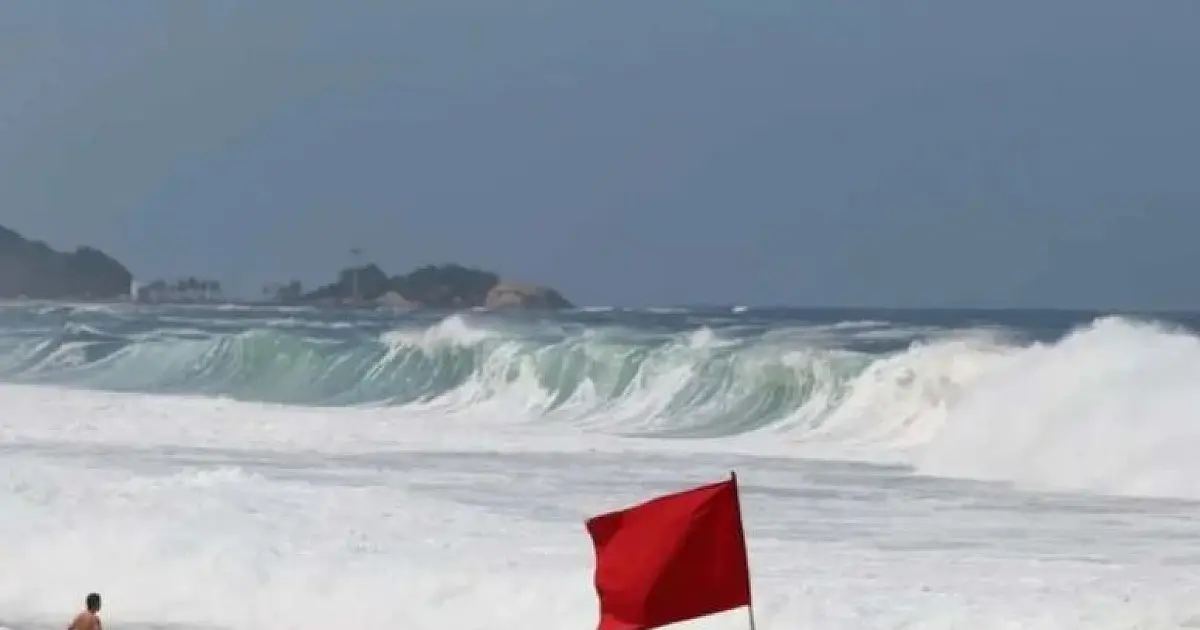 Defesa Civil alerta para ventos de até 60 km/h e ondas de até 3 metros no Litoral Norte