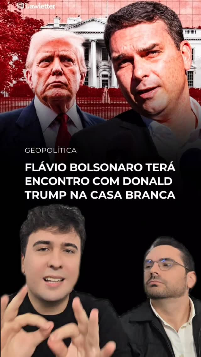 Thomaz Henrique e Miguel Antônio falam em “mudança total” após possível reunião de Trump com Flávio. (Reprodução)