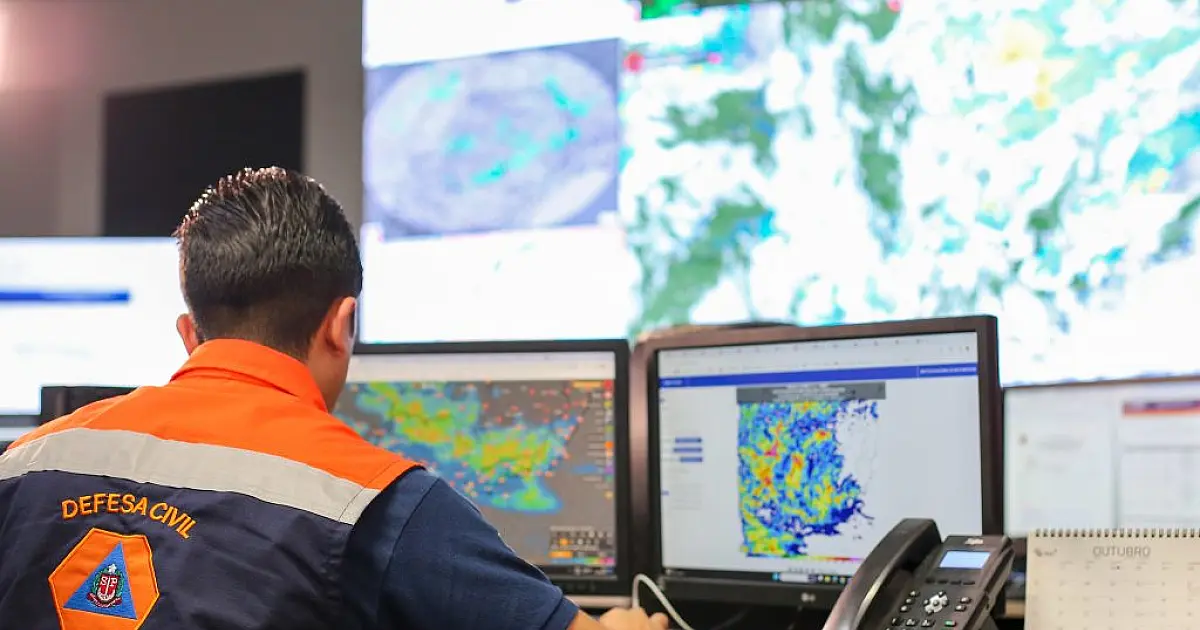 RMVale entra em alerta de “Perigo Potencial” para tempestades