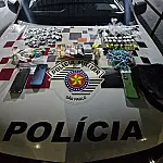 Operação da Força Tática termina com prisão de suspeito e apreensão de mais de 300 porções de drogas em São José