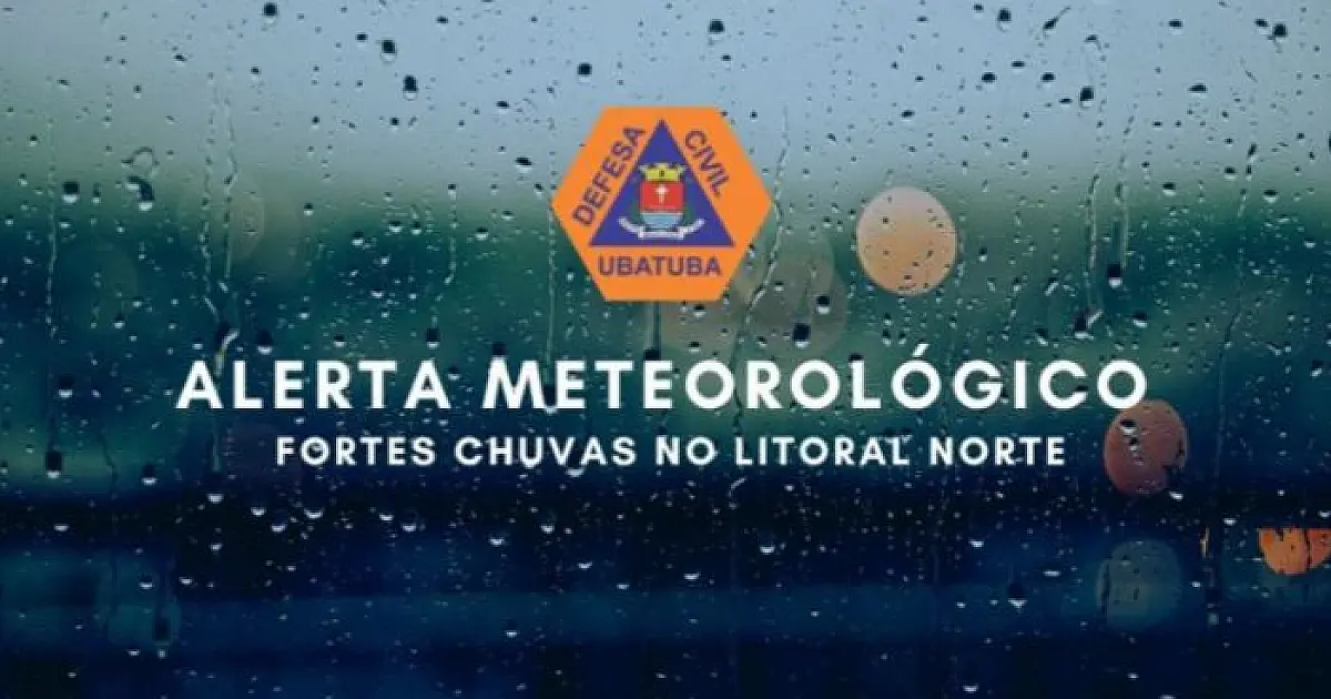 Chuva acumulada passa de 100 mm e aumenta risco de deslizamentos em Ubatuba, alerta Cemaden