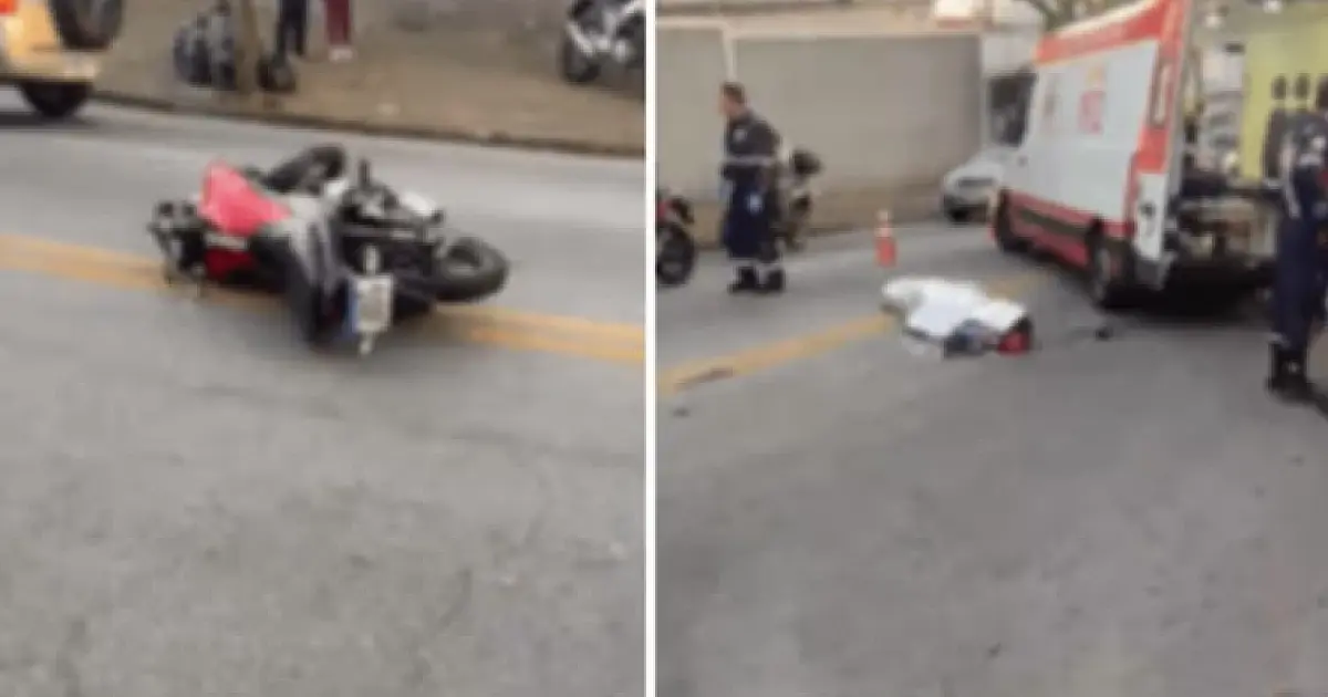 Acidente entre moto e carro deixa homem de 24 anos morto na Zona Sul de São José