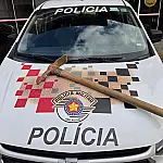 Homem é suspeito de ameaçar companheira com picareta e acaba preso em São José