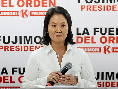A conservadora Keiko Fujimori, presidente eleita para governar o Peru.
