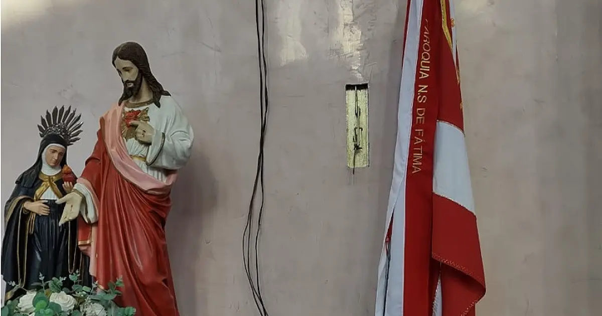 Igreja católica em Lorena tem luminárias e fios furtados; prejuízo passa de R$ 6 mil
