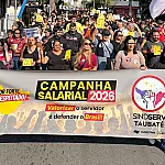 Greve dos servidores de Taubaté entra em nova fase com ato público no Centro da cidade
