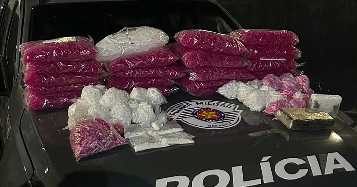 Mais de 6 kg de cocaína são apreendidos em operação do BAEP em Jacareí