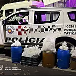 Denúncia anônima leva à apreensão de quase 80 kgs de cocaína e prisão de casal em Pinda