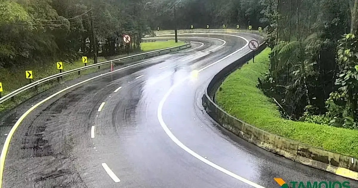Concessionária inicia obras na Serra Antiga da Tamoios com mudanças no trânsito