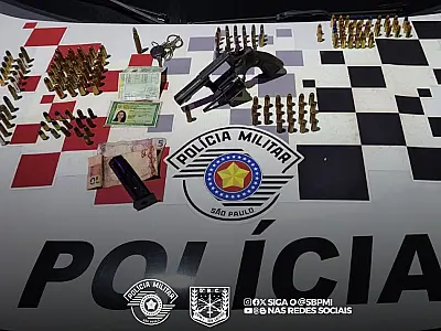 Apreensão da PM em Tremembé.