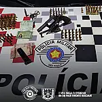Suspeito de violência doméstica é preso com revólver de numeração raspada e 178 munições em Tremembé