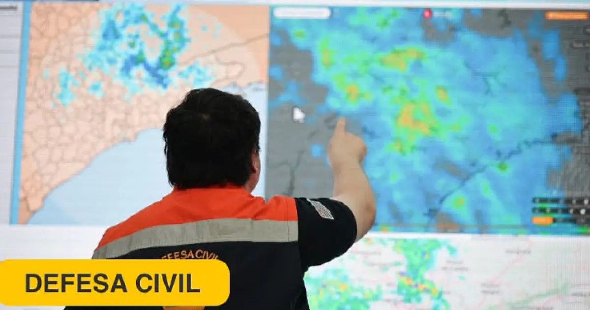 Região terá baixa umidade durante o feriado e frente fria no fim de semana; alerta Defesa Civil