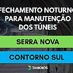 Concessionária realiza manutenção nos túneis da Rodovia dos Tamoios