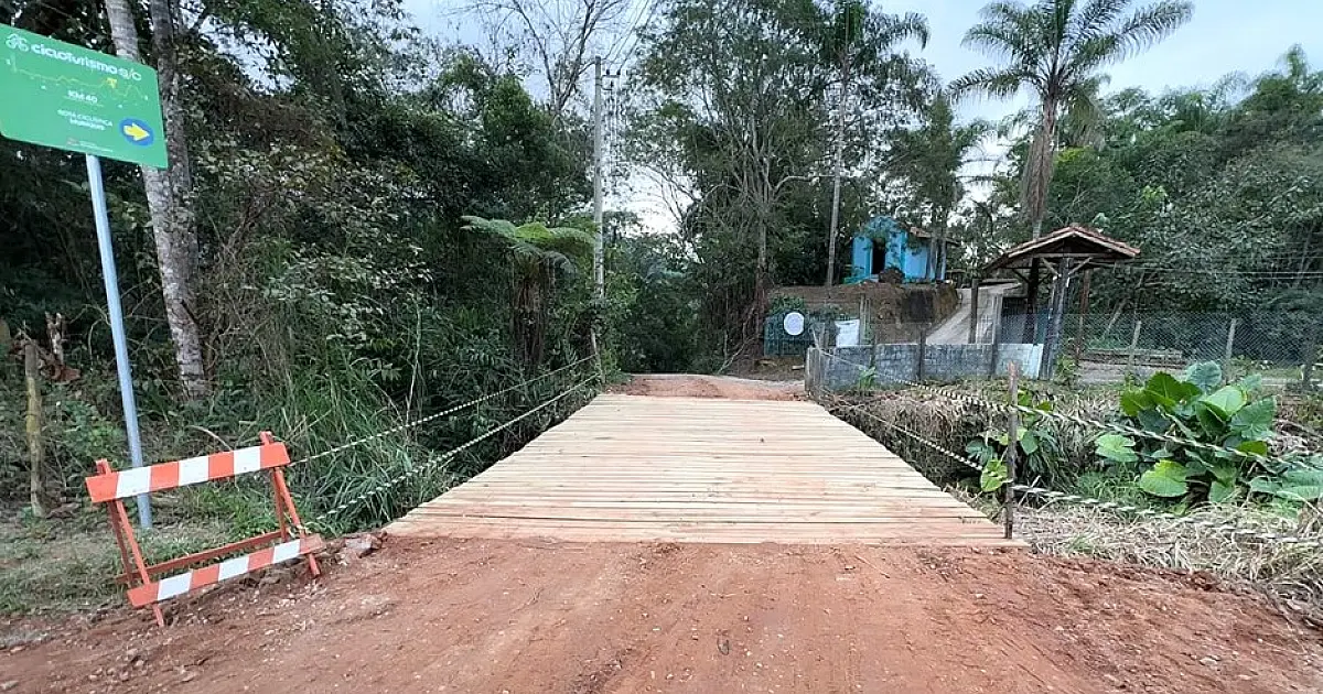 São Francisco Xavier tem ponte substituída em rota de acesso à Rodovia SP-50