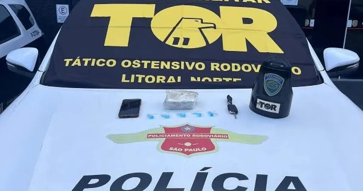 PM Rodoviária apreende droga que poderia render R$ 120 mil ao tráfico em Caraguá